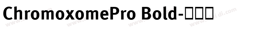 ChromoxomePro Bold字体转换